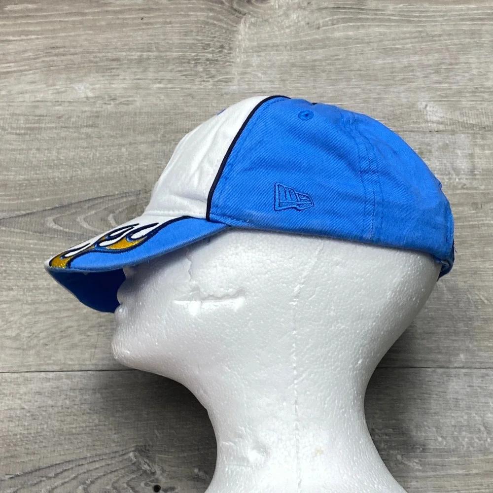New Era Hat Myrtle Beach Pelicans Youth‎ OSFM Blue White Flame MiLB Baseball Cap